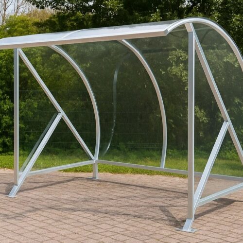 Fietsoverkapping model BF1000 3 meter, verzinkt uitgevoerd.